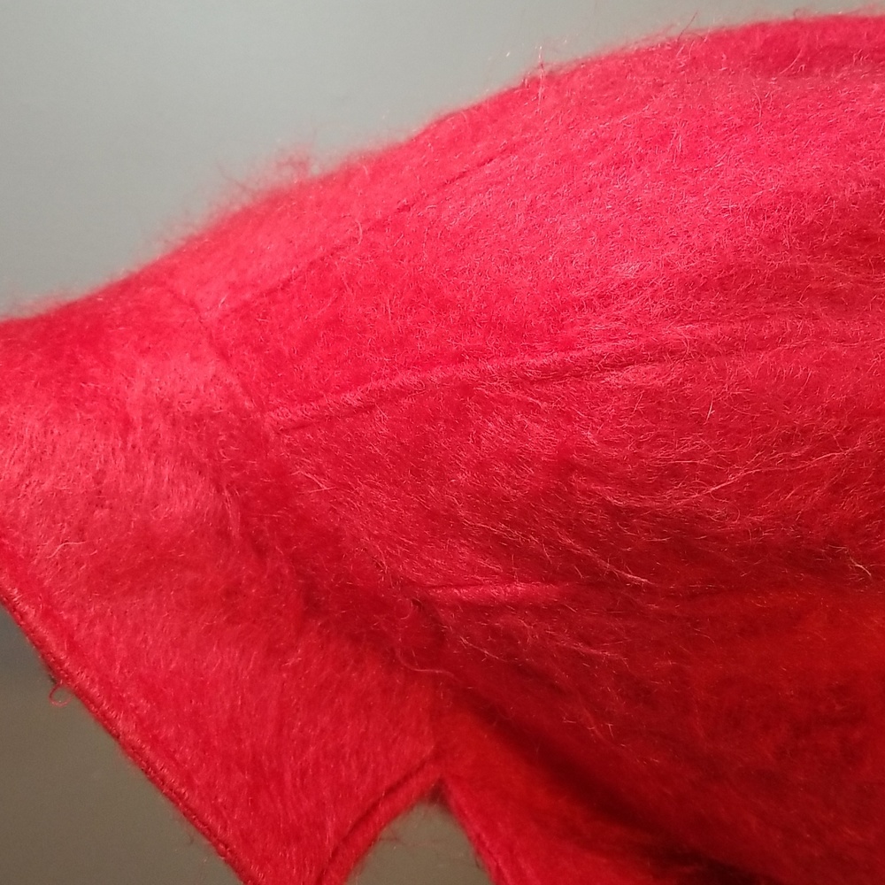 Vintage red Murray Brothers Scotland Wool Mohair double breasted jacket size  M - Picture 3 of 16